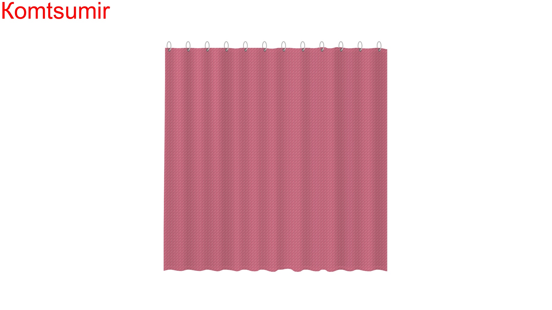 Шторка для ванной Fixsen FX-3003B розовая