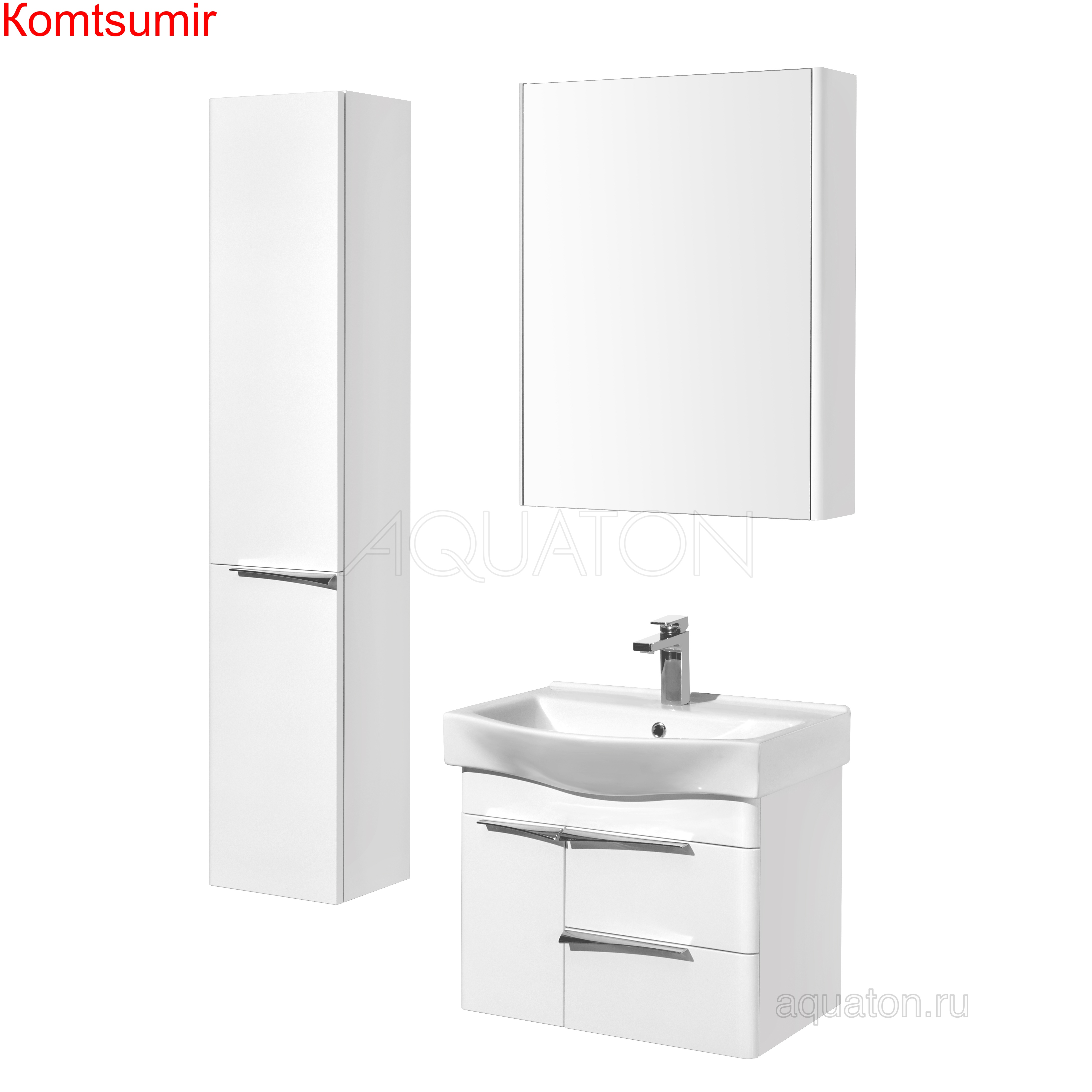 Зеркало-шкаф AQUATON Беверли 65 белый (1A237002BV010)