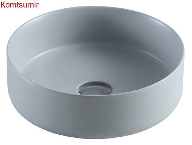 Раковина Azario накладная 346x346x114 цвет светло-серый матовый (AZ-3134-MFG SP)