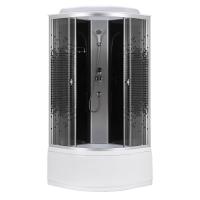 Душевая кабина Loranto 90x90x215 поддон 40 см, 4 мм прозрачное стекло с рисунком "мозайка" (CS-986ТМ/G) Душевая кабина Loranto 90x90x215 поддон 40 см, 4 мм прозрачное стекло с рисунком "мозайка" (CS-986ТМ/G)