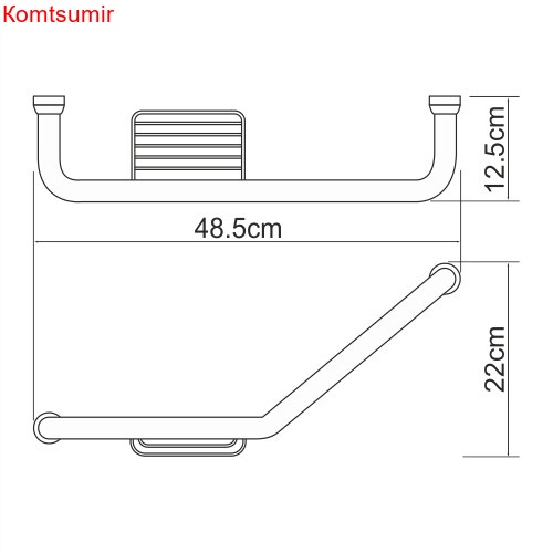 WasserKRAFT K-1077Left Поручень для ванны