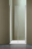 Душевое ограждение SANTREK AQUA Luna- 2DP-1000-C-Chrome 1000*1850Прямое, стекло Прозр. 5мм, профиль Хром