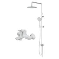 AM.PM F43885A14 X-Joy набор 2в1: см-ль д/ванны/душа, верхний душ d 220 мм, ручн.душ 110 мм, 1 ф-ция, душев