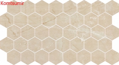 Мозаика Caramelle Mosaic Nuvola beige гексагон Мозаика Caramelle Mosaic Nuvola beige гексагон