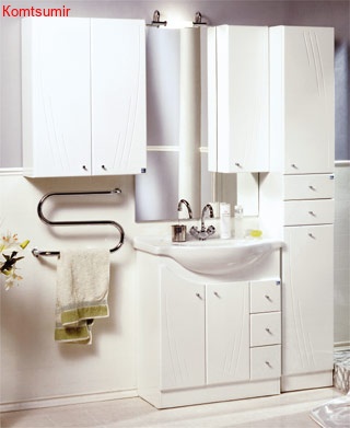 Шкаф AQUATON Минима двухстворчатый, белый (1A001703MN010)