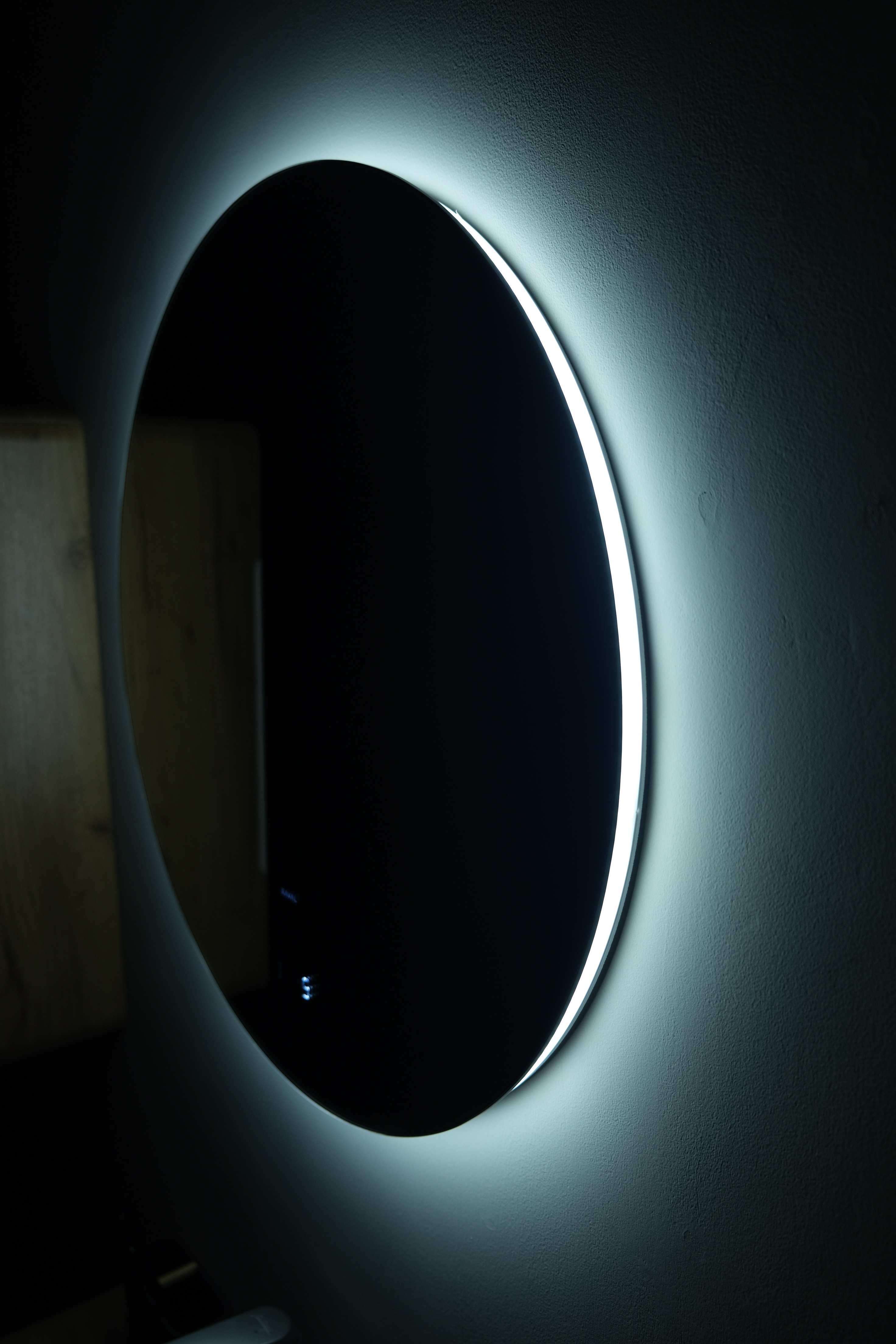 Зеркало Solo 100 с подсветкой и часами