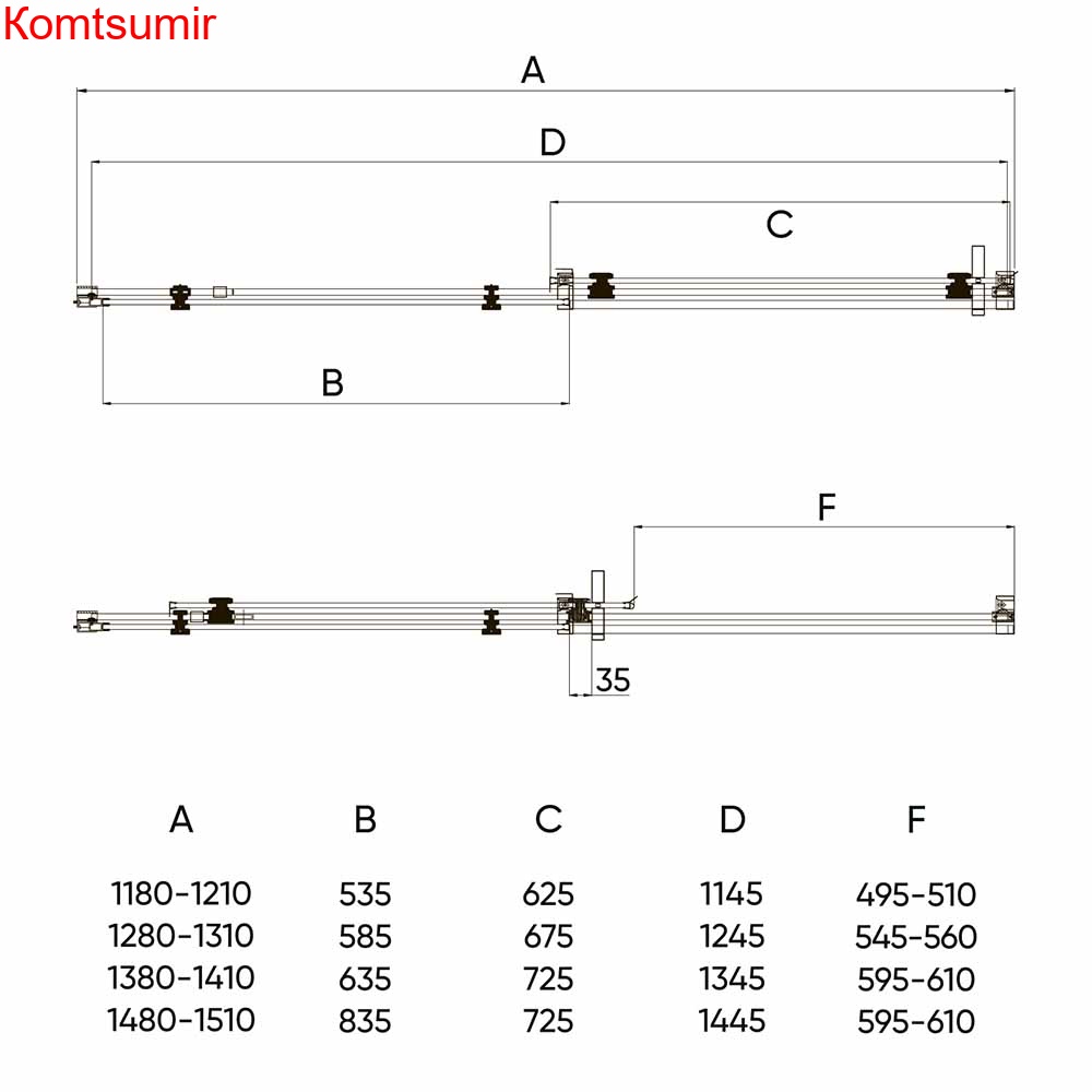 Душевая дверь Veconi VN-74 120*195