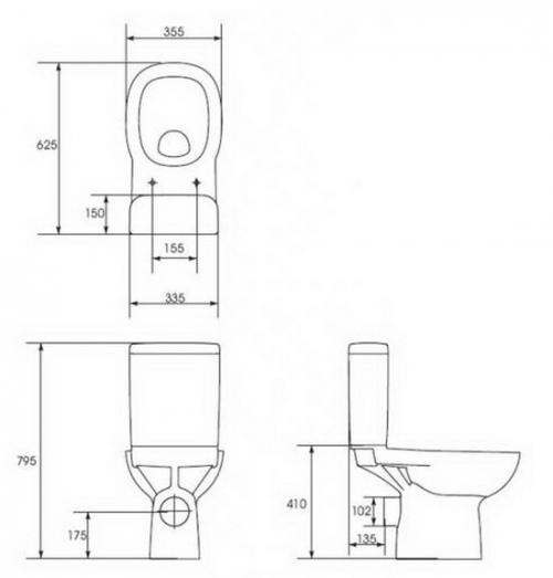 Унитаз-компакт Cersanit Trento TR 011