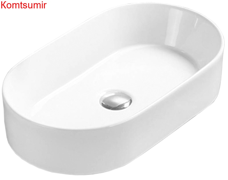 Раковина Azario накладная 600х380х130 белая (AZ-78330D)