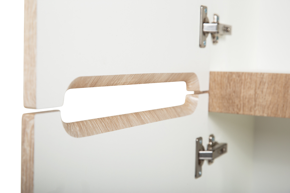 Шкаф подвесной BelBagno ETNA-1500-2A-SC-WO-P-L Rovere Bianco Шкаф подвесной BelBagno ETNA-1500-2A-SC-WO-P-L Rovere Bianco