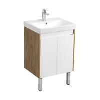 Тумба под раковину AQUATON Сканди 55 Doors универсальная, Белый/Дуб Рустикальный (1A278801SDZ90) Тумба под раковину AQUATON Сканди 55 Doors универсальная, Белый/Дуб Рустикальный (1A278801SDZ90)