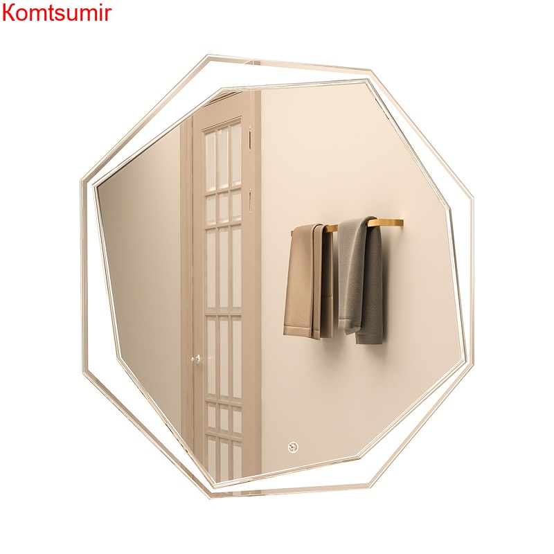 Зеркало AZARIO Ottavia 800*800, влагостойкое с подсветкой и гравировкой Зеркало AZARIO Ottavia 800*800, влагостойкое с подсветкой и гравировкой