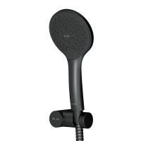 AM.PM F0119022 Gem, душевой набор: ручной душ 110мм, держатель ручного душа, душевой шланг, чёрный, шт.