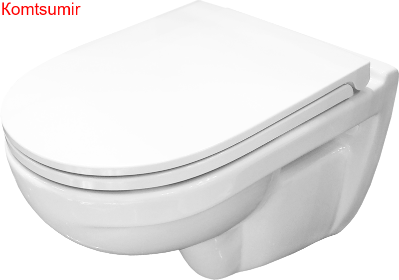 Унитаз подвесной Best Luxe дюропласт микролифт быстросъемное Sanita Luxe