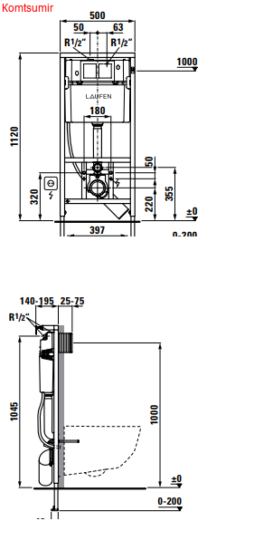PRO ПЭК подвесной унитаз Rimless + инсталляция + кнопка + сиденье