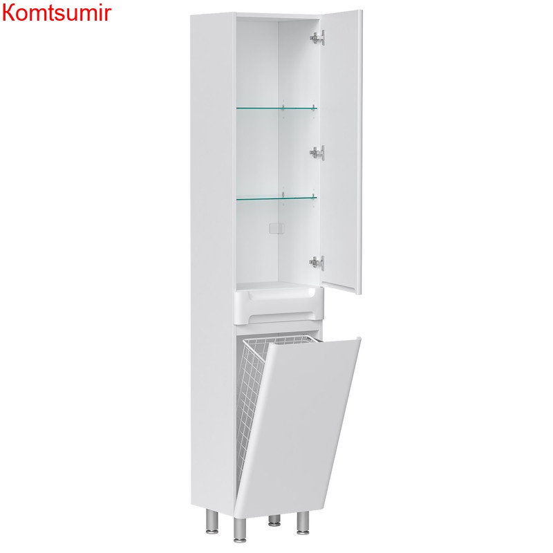 Пенал напольный с корзиной Nice 40