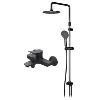 AM.PM F42885A14 X-Joy набор 2в1: см-ль д/ванны/душа, верхний душ d 220 мм, ручн.душ 110 мм, 1 ф-ция, душев