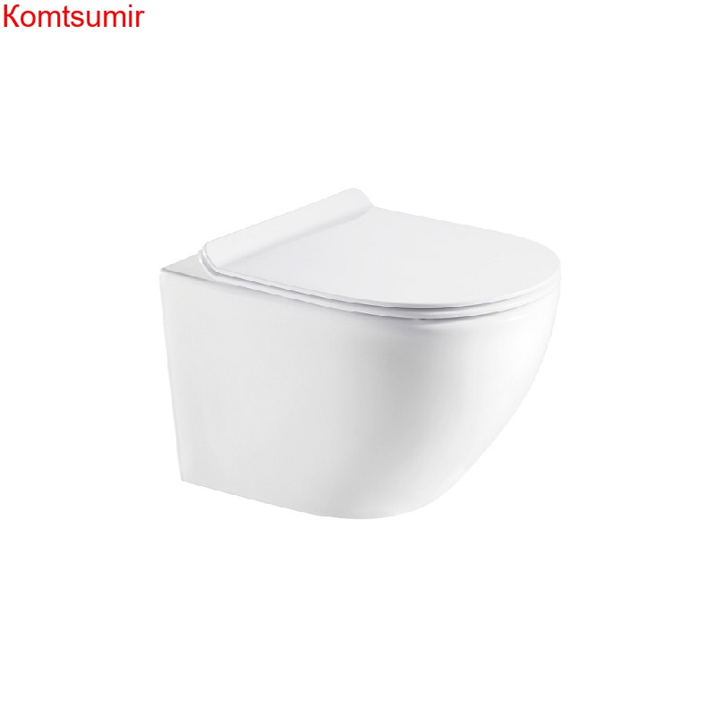 Унитаз подвесной Azario Fora 520х350х370 безободковый с сидением микролифт (AZ-0067)