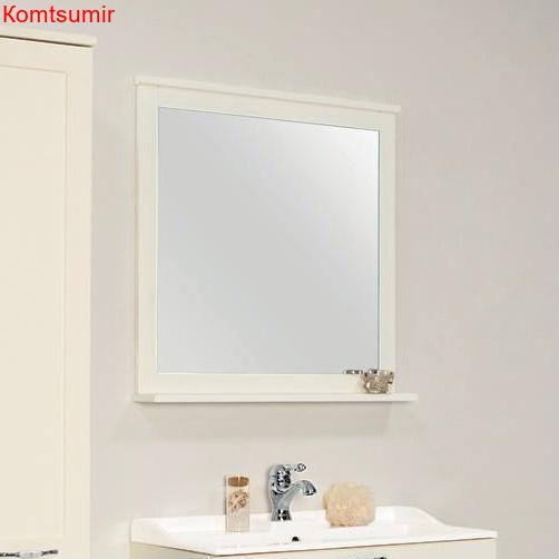 Зеркало AQUATON Леон 80 Дуб белый (1A186402LBPS0)