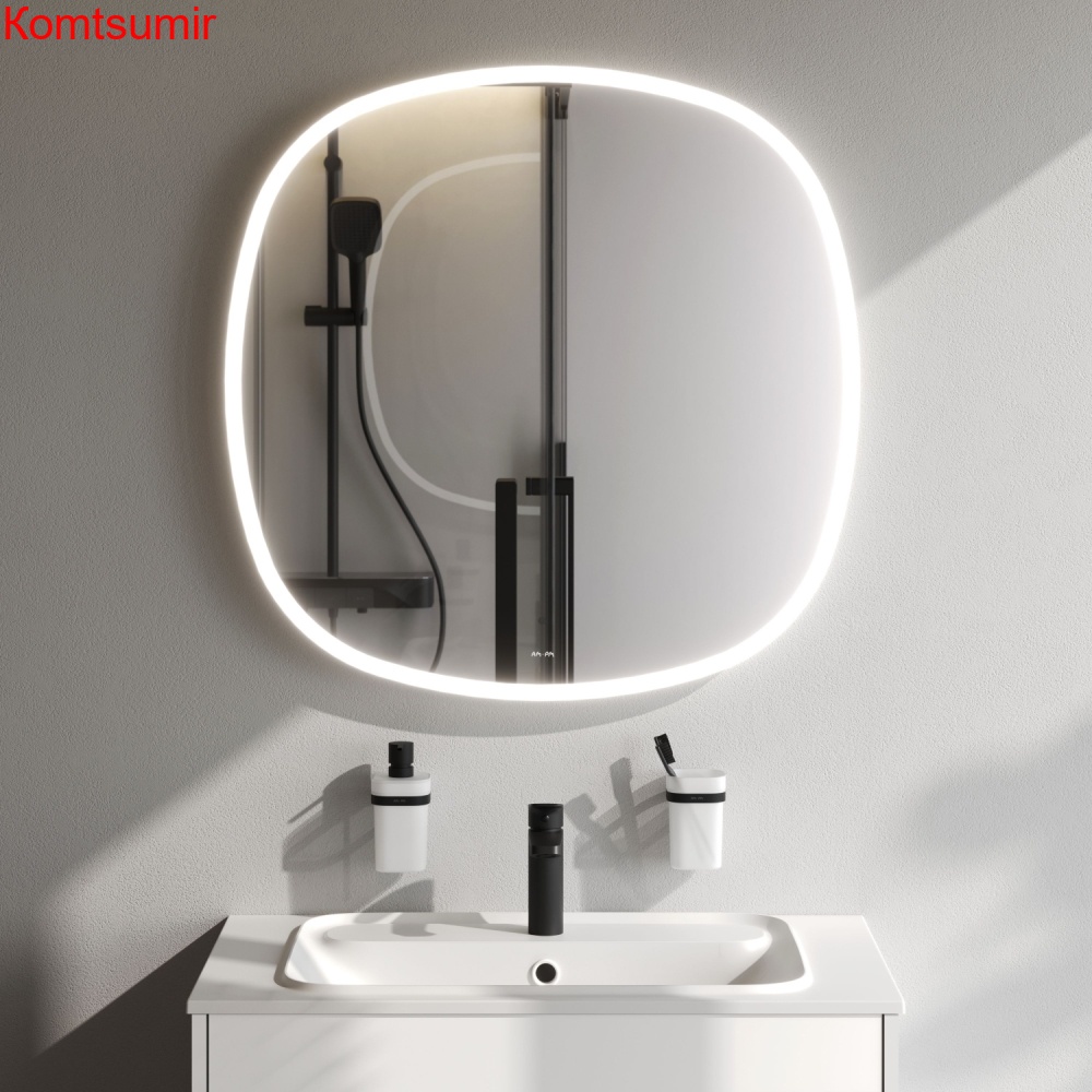 M8FMOX0801WGS Зеркало универсальное с контурной LED-подсветкой, ИК- сенсором, квадрат, 80 см M8FMOX0801WGS Зеркало универсальное с контурной LED-подсветкой, ИК- сенсором, квадрат, 80 см