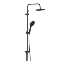 Damixa 947000300 Apollo душ.система: верхн. душ 235 мм, ручн душ 3 ф-ции 125*215 мм, душ.штанга 1050-1450,