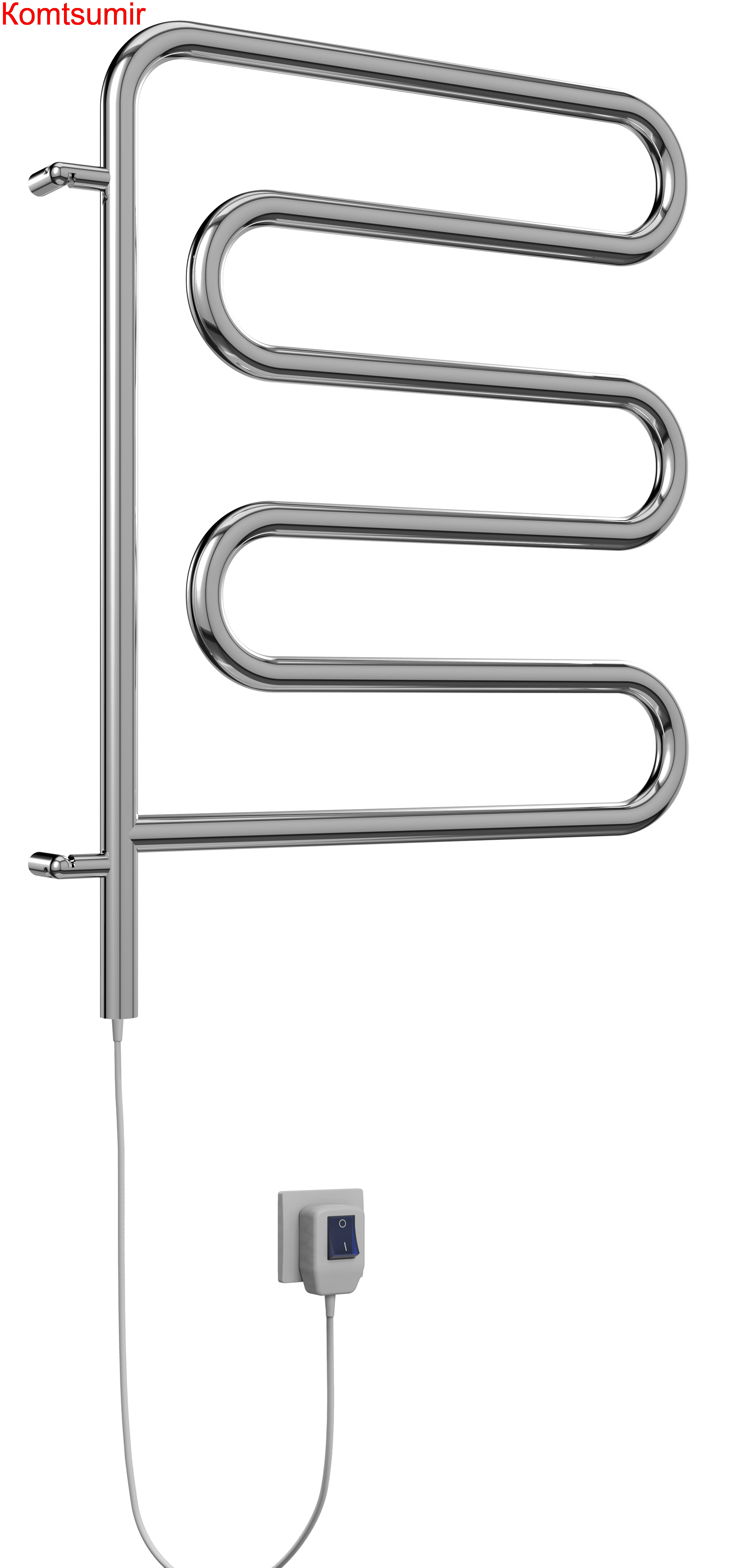 Электро 25 Ш-обр 450х570 поворотный Полотенцесушитель  TERMINUS