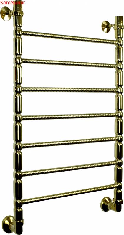 Полотенцесушитель водяной Двин Bubble 2 80/50 1"-1/2" золотой хром