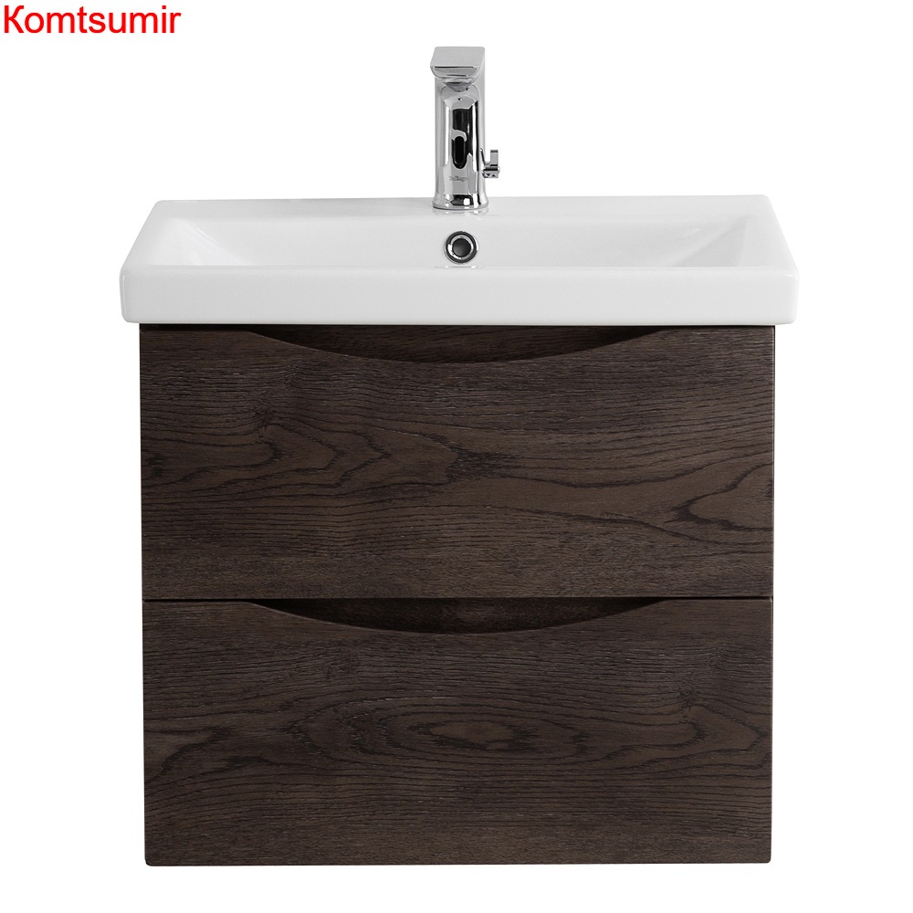 База под раковину подвесная BelBagno MARINO-CER-700-2C-SO-RNG-P Rovere Nature Grigio