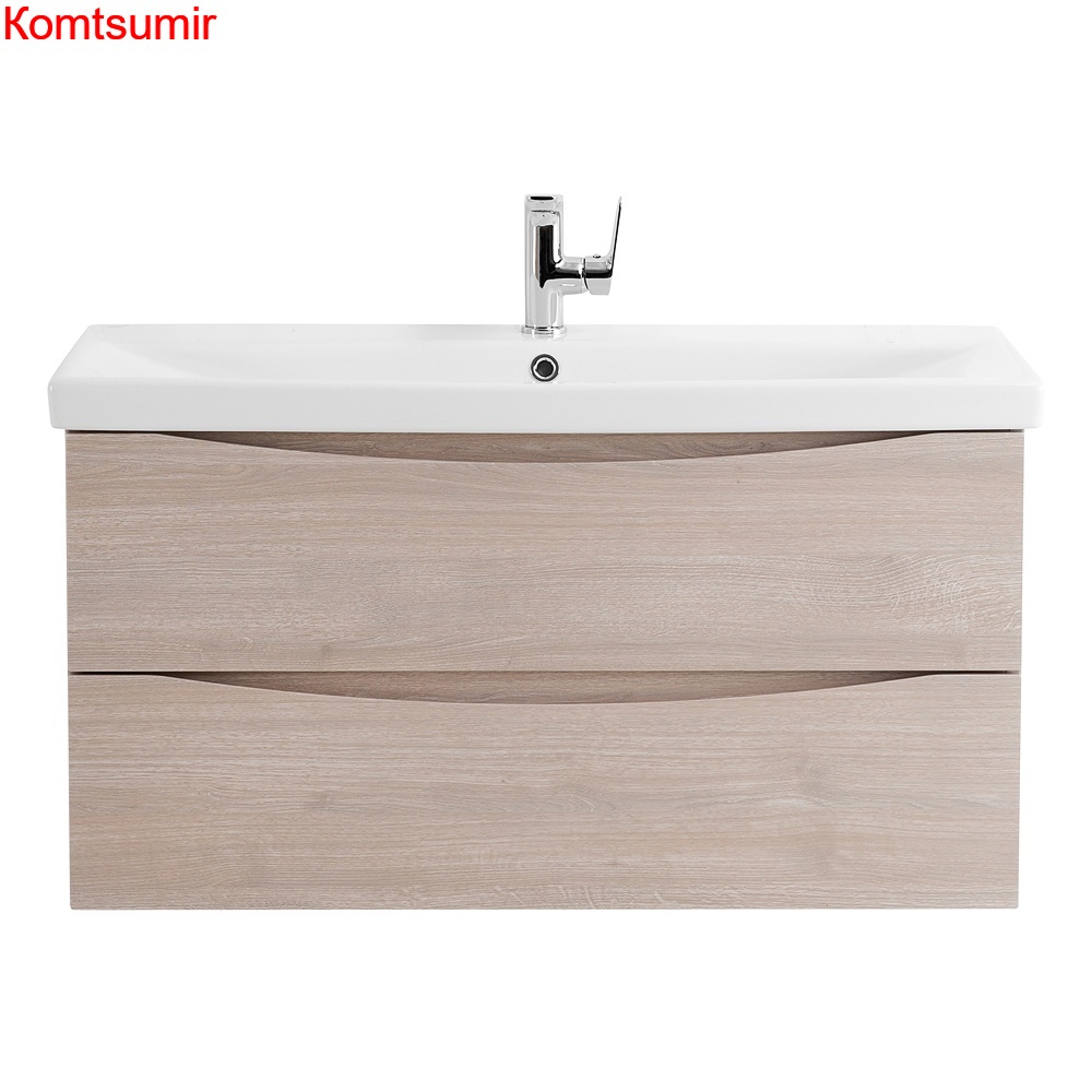 База под раковину подвесная BelBagno MARINO-CER-800-2C-SO-RG-P Rovere Grigio