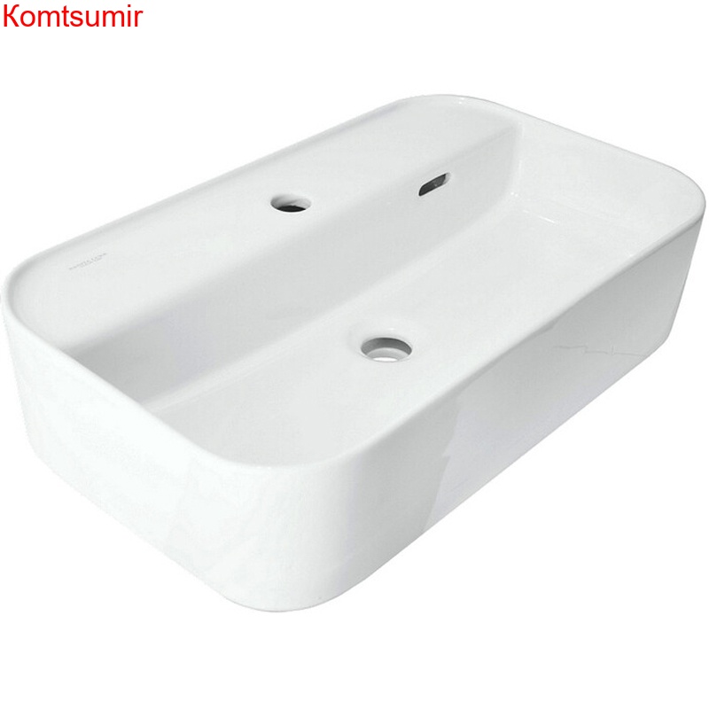 Раковина накладная Sanita luxe Infinity Shelf 60х36, белая (INF60SLWB01SH)