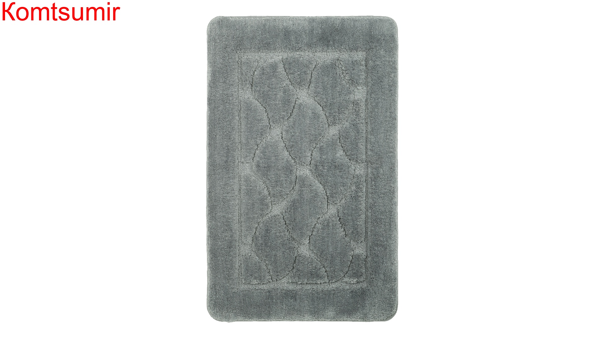 Коврик для ванной Fixsen Link 1-ый,  FX-5002K, серый, 50х80 см.
