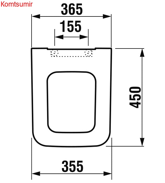 Крышка-сиденье для унитаза Jika PURE стальные петли, микролифт, быстросъемное
