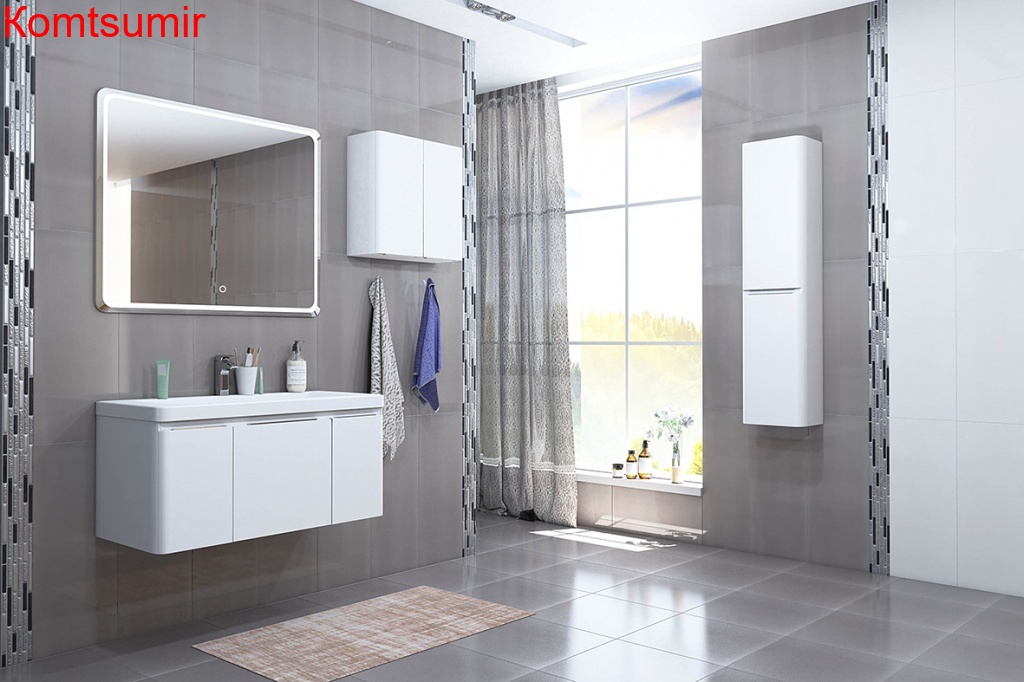 Пенал подвесной AQUATON Шерилл, белый (1A206503SH010)