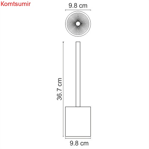 WasserKRAFT Berkel K-4927 Щетка для унитаза