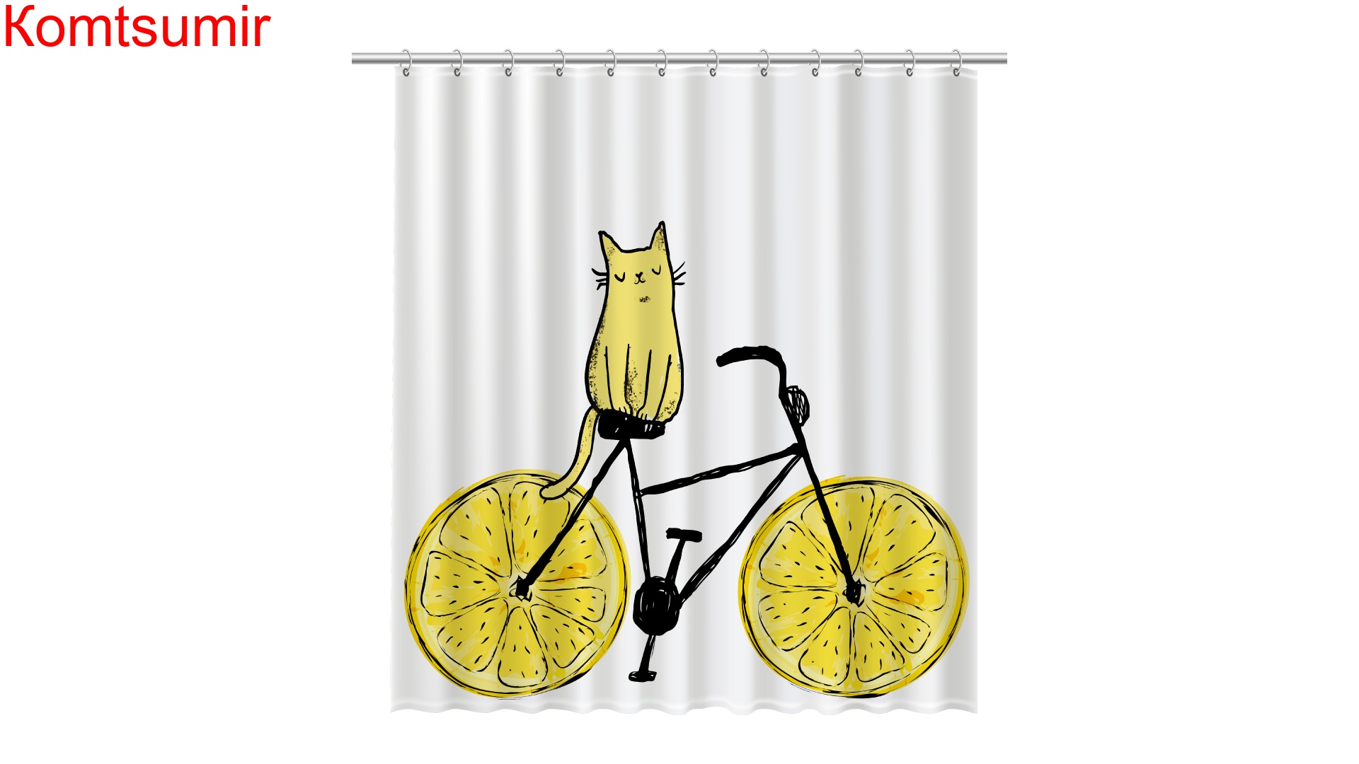 Штора для ванной Fixsen Cat, FX-2515