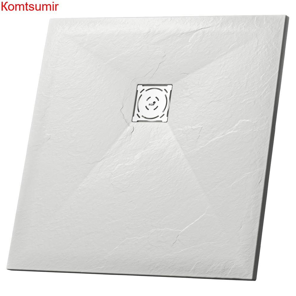 Душевой поддон квадратный RGW ST-W Белый 900x900