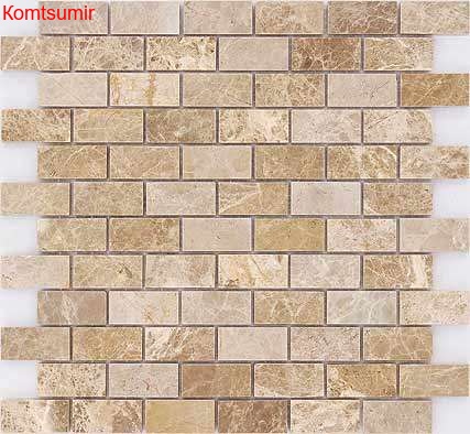 Мозаика Caramelle Mosaic Emperador Light POL 23x48x7