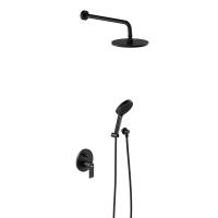 Damixa 947520300 Apollo встраиваемая душевая система со смесителем для душа, черный
