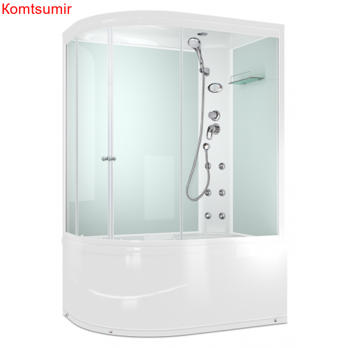 Душевая кабина Domani-Spa Delight 128high L/R (120*80) с гидромассажем
