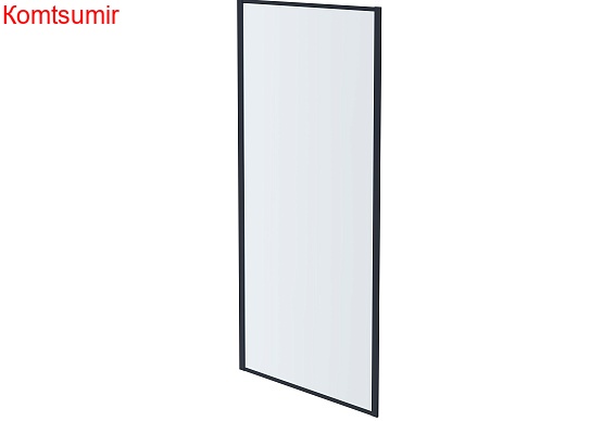 Aquatek Неподвижная душевая стенка для комбинации с дверью 200х90, черный матовый Aquatek Неподвижная душевая стенка для комбинации с дверью 200х90, черный матовый