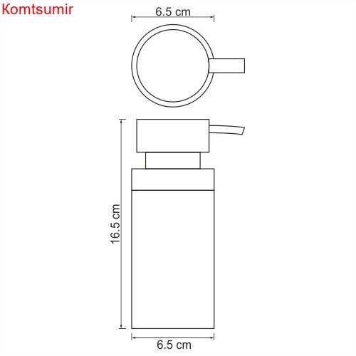 WasserKRAFT Berkel K-4999 Дозатор для жидкого мыла