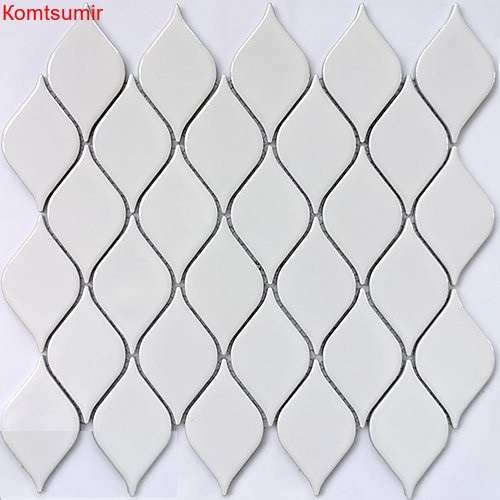 Мозаика Melany White glossy 6*48*86 Мозаика Melany White glossy 6*48*86