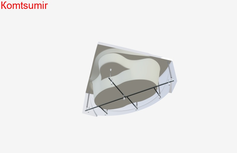 Акриловая ванна 1Marka Aima Design GRAND LUXE 155x155 Акриловая ванна 1Marka Aima Design GRAND LUXE 155x155