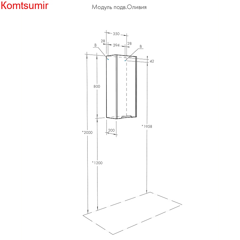 Шкаф подвесной Aquaton Оливия 35 R правый, цвет белый матовый (1A254703OL01R) Шкаф подвесной Aquaton Оливия 35 R правый, цвет белый матовый (1A254703OL01R)