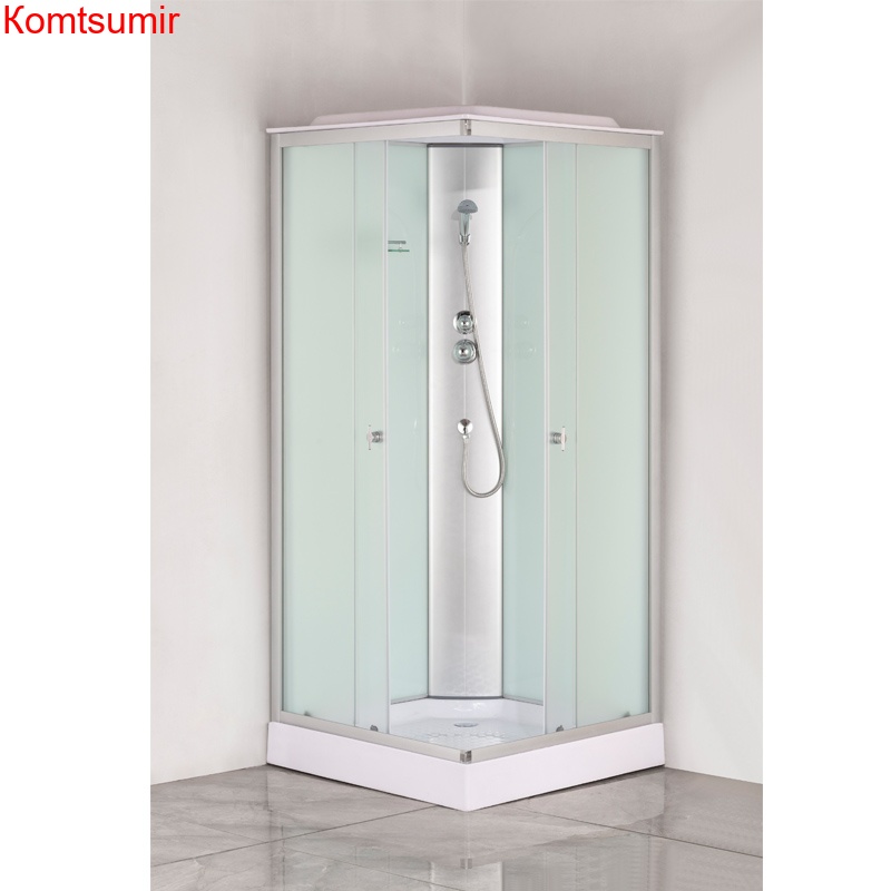 Душевая кабина Loranto CS-6491F(CS-8072) 90х90х215, белая, квадратная, стекло 4мм, поддон 13см Душевая кабина Loranto CS-6491F(CS-8072) 90х90х215, белая, квадратная, стекло 4мм, поддон 13см