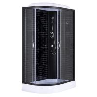 Душевая кабина Loranto 120х80х215 правосторонняя, поддон 13см, черный кирпичный узор, прозрачное стекло 4мм, профиль черный (CS6612013RGB120) Душевая кабина Loranto 120х80х215 правосторонняя, поддон 13см, черный кирпичный узор, прозрачное стекло 4мм, профиль черный (CS6612013RGB120)