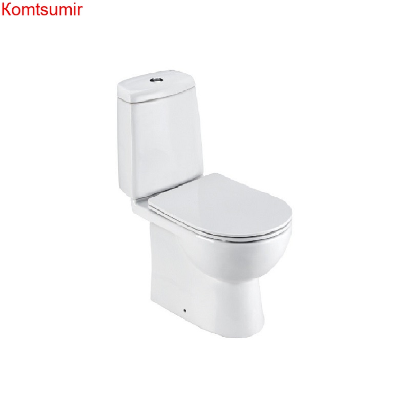 Унитаз-компакт "Остин" (станд, 2-реж., дюро, метал крепеж, softclose, тонкое)