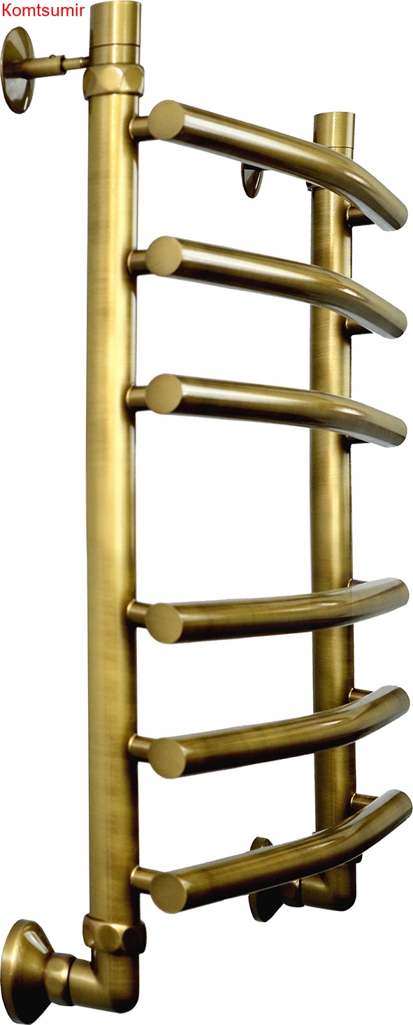 Полотенцесушитель водяной Двин R primo 60/50 1"-3/4"-1/2" состаренная бронза