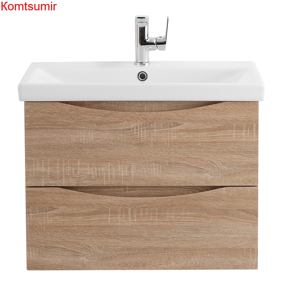 База под раковину подвесная BelBagno MARINO-CER-600-2C-SO-WO-P Rovere Bianco