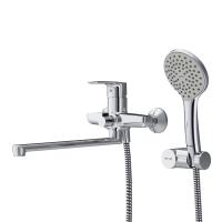 AM.PM F90A95000 Gem, смеситель д/ванны/душа, излив 320 мм, душевой набор, хром, шт.